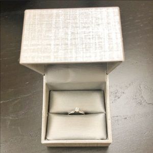 1/4 carat Zales brand diamond ring